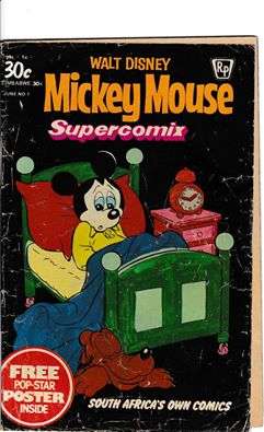 MICKEY MOUSE/SUPERCOMIX # 1 CONDT FAIR