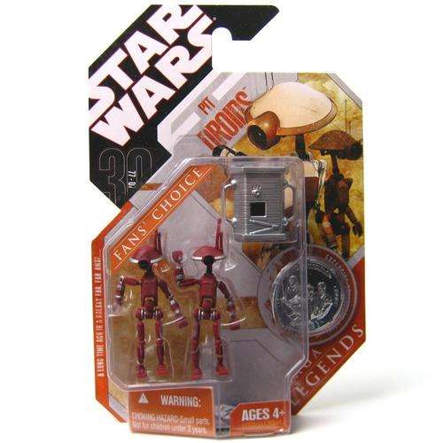Star Wars 30th Anniversary Saga Legends Pit Droids 2 pack (Colour May Vary) Action Figure