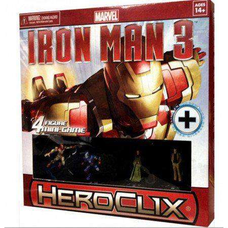 Marvel Heroclix Iron Man 3 Movie Mini Game-mint/includes an extra mk15 figure.