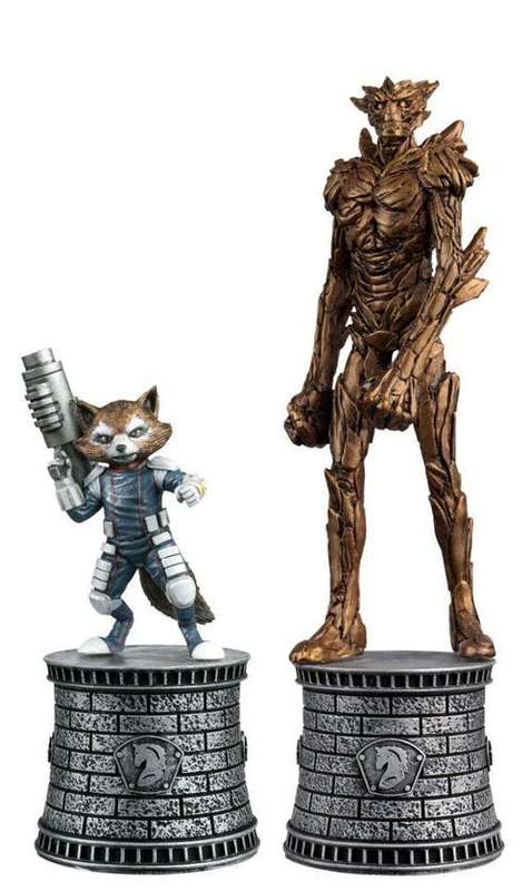 Marvel Chess Figure Special: Rocket Raccoon and Groot (RARE)