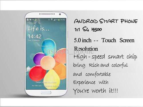 Galaxy S4 GT I9500 5.0 inches Air Gesture Android 4.2 WIFI Core Smart Cell Phone GSM EDGE Quad Band