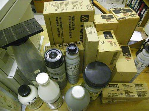 Old Copier Toner, Developer, and Spares