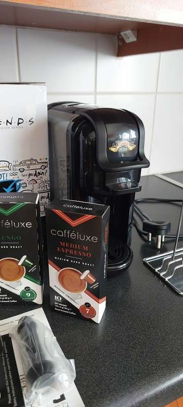 Caffeluxe Friends Duo Nespresso & Dolce Gusto Compatible Coffee Machine - Local