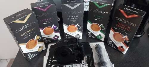Caffeluxe Friends Duo Nespresso & Dolce Gusto Compatible Coffee Machine - Local