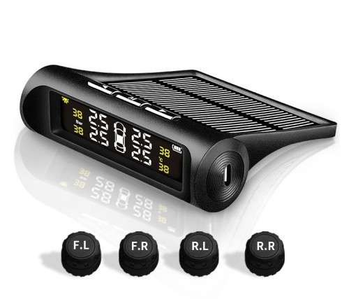 Wireless Car TPMS (Tyre Pressure Monitoring System)  External Sensors (Solar Powered)