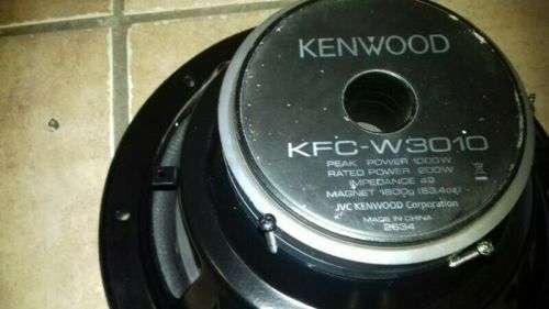 kenwood 12" KFC-W3010 1000W (working)
