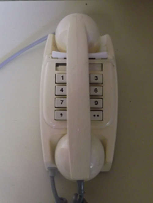 Vintage 80's Button Telephone