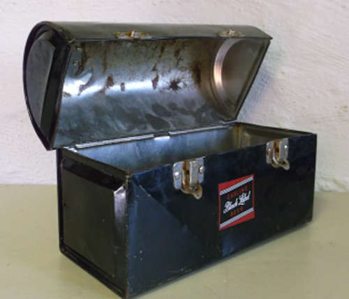 Very Nice Old Black Label Tin