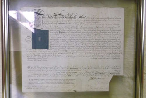Rare British Apprenticeship Document 1831 With 2 Pounds Indenture Stamp