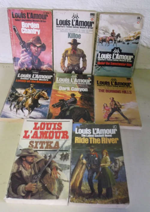 Louis L'Amour Paperback Lot Of 8