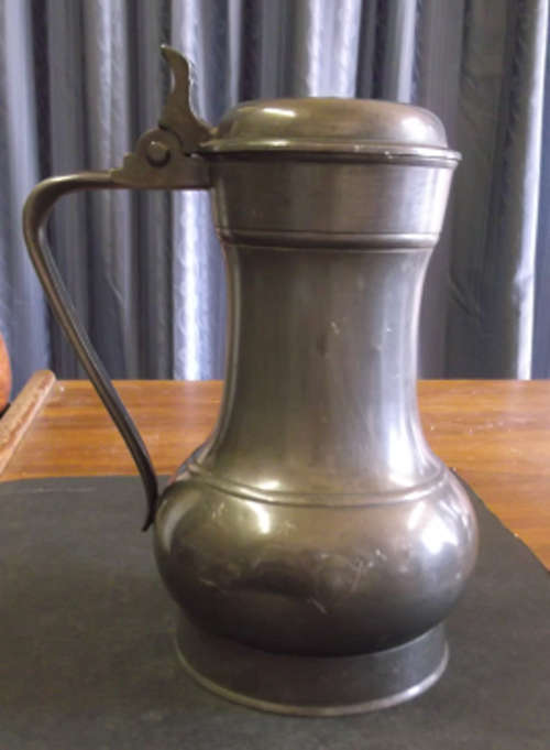 Awesome Georgian Pewter Pitcher