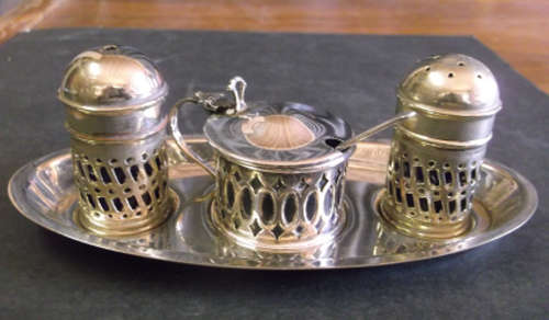 Gorgeous Antique Silverplated Set