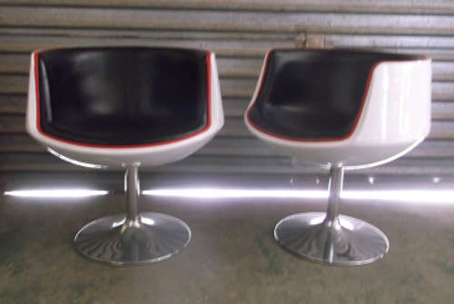 Super Funky Seventies Retro Bucket Chairs