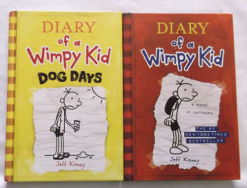 Diary Of A Wimpy Kid - Jeff Kinney - Hardcover x 2