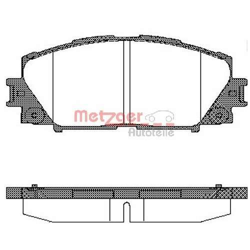TOYOTA YARIS FRONT BRAKE PADS - SAFELINE