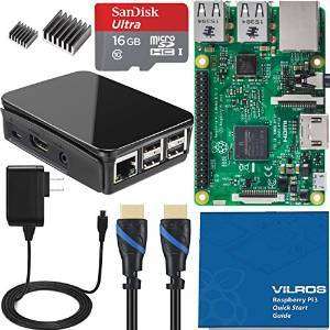 Vilros Raspberry Pi 3 Complete Starter Kit Black Case Edition