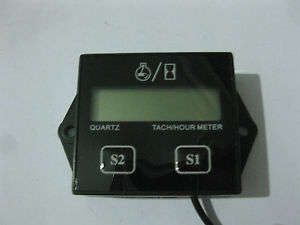 MOTORCYCLE TACHOMETER HOURMETER QUARTZ HOUR METER ATV GENERATOR QUAD MX KTM TACH SX *Local Stock*
