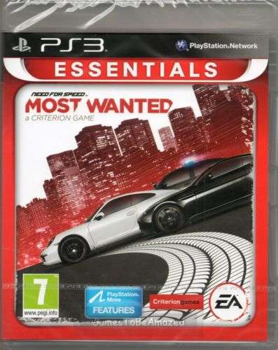 NEED FOR SPEED: MOST WANTED GAME PS3