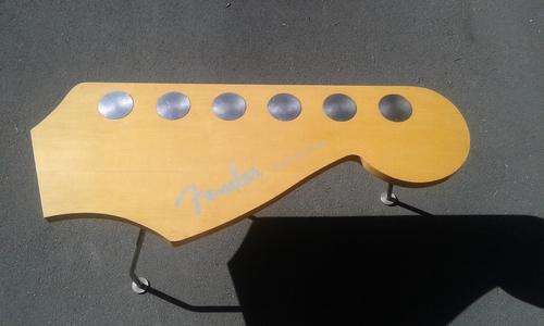 SUPER RARE! Original Hard Maple Fender Stratocaster Coffee Table