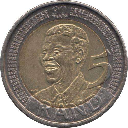 2008 Mandela R5 Coin Circulated Condition