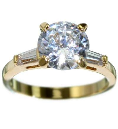 2 CT GRAND ROUND CUT SOLITAIRE ENGAGEMENT RING size 6