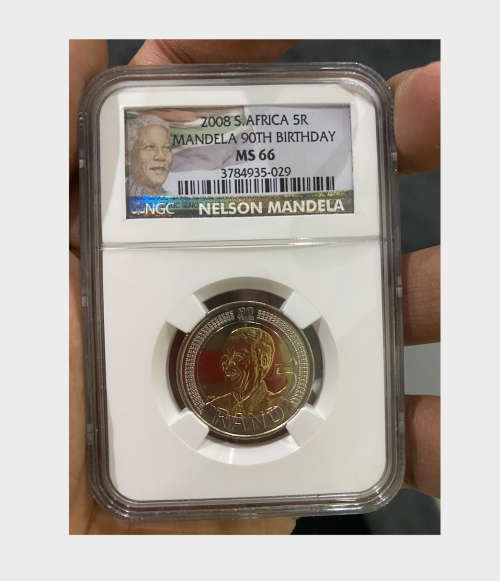 MS 66 GRADED MANDELA COINS (20 PIECES)