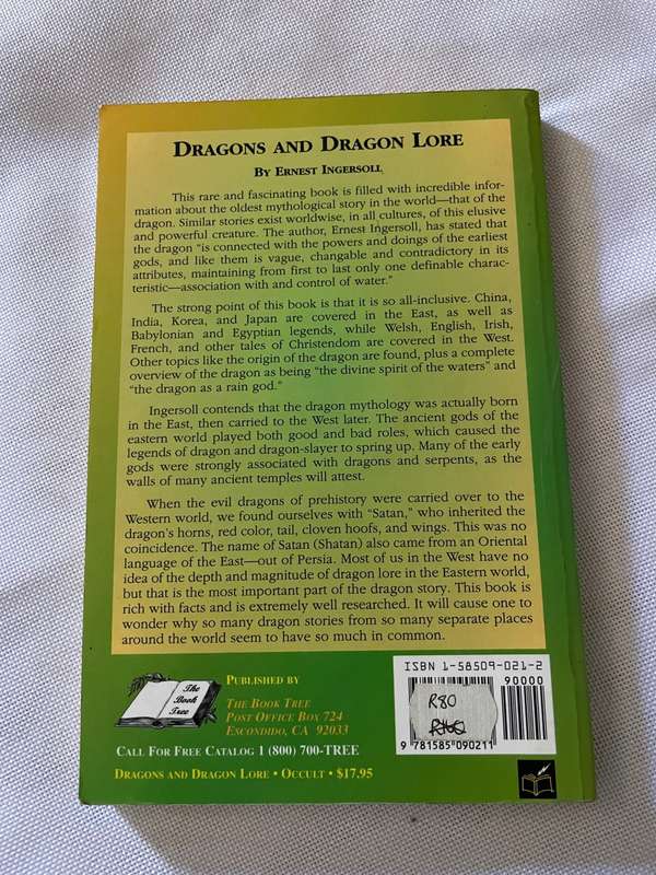 Dragons and Dragon Lore - Ernest Ingersoll