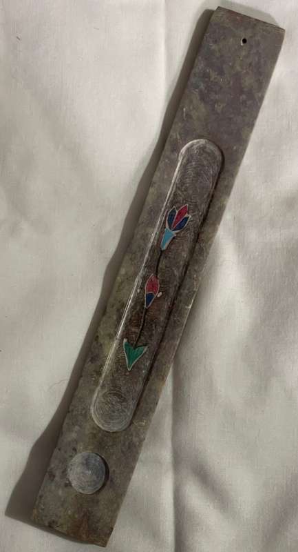 Mother of Pearl & Soapstone incense burner