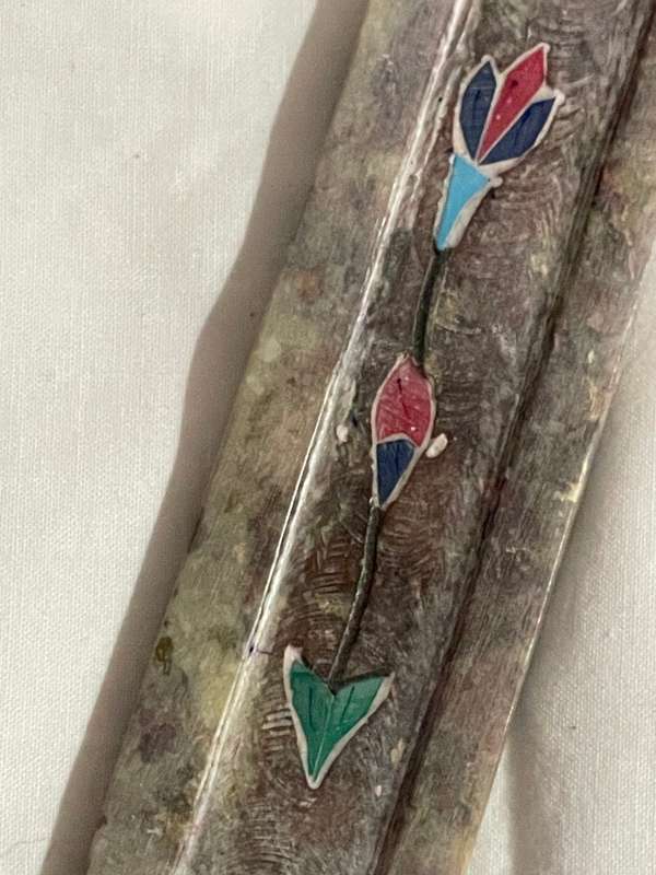Mother of Pearl & Soapstone incense burner