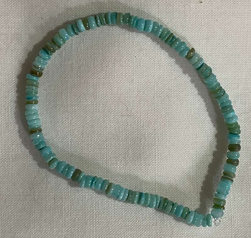 Shell Bracelet - Aqua Stain