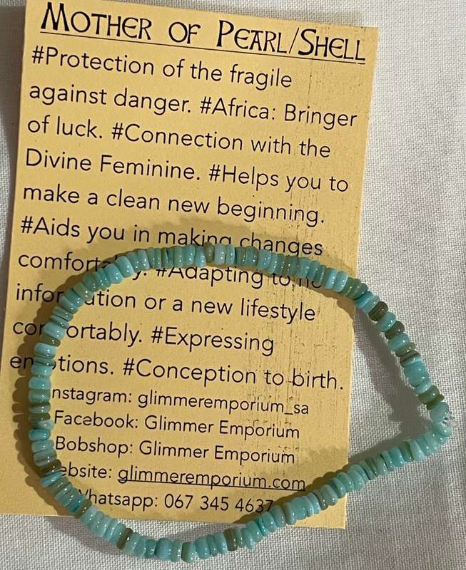 Shell Bracelet - Aqua Stain