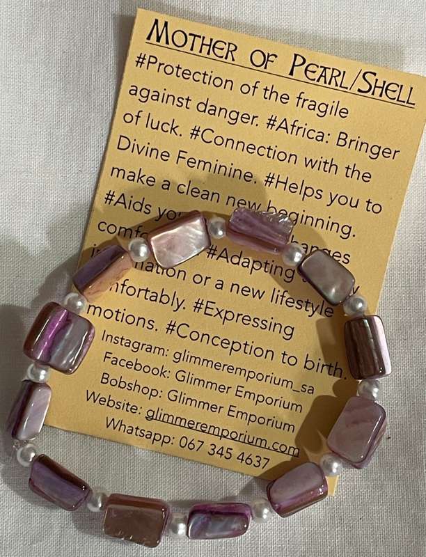 Shell Bracelet - Lilac stain
