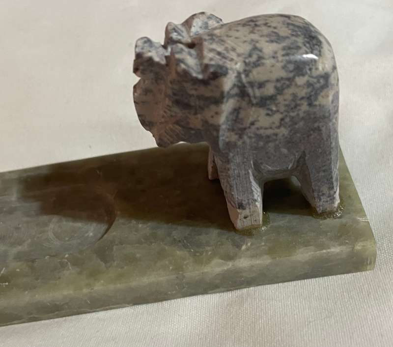 Soapstone Elephant Incense Burner