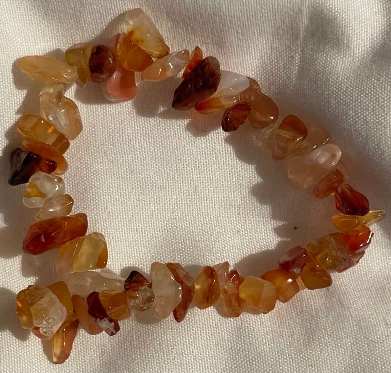 Carnelian Elastic Bracelet
