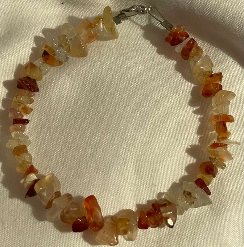 Carnelian Clipped Bracelet