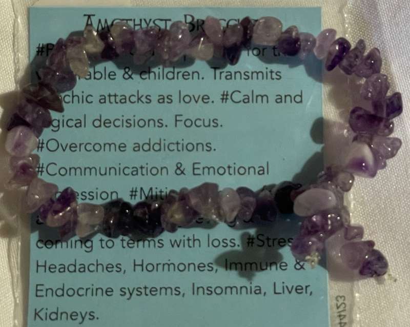 Amethyst Elastic Bracelet