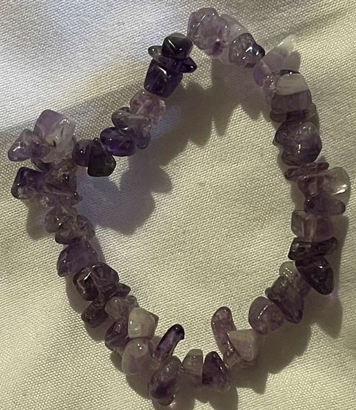 Amethyst Elastic Bracelet