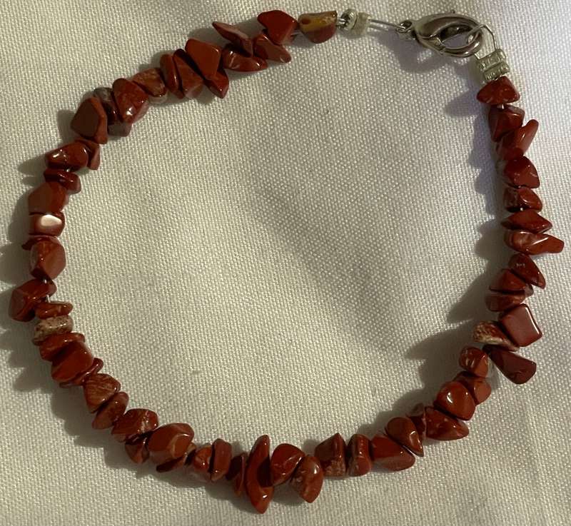 Red Jasper Clipped Bracelet