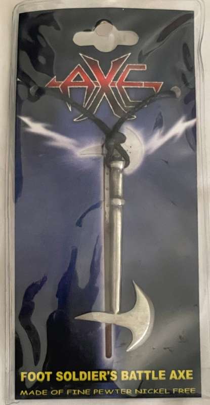 Foot Soldiers Battle Axe Pewter Pendant