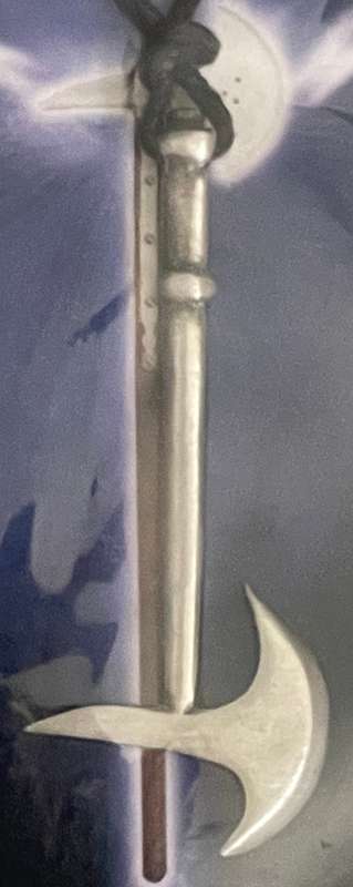 Foot Soldiers Battle Axe Pewter Pendant