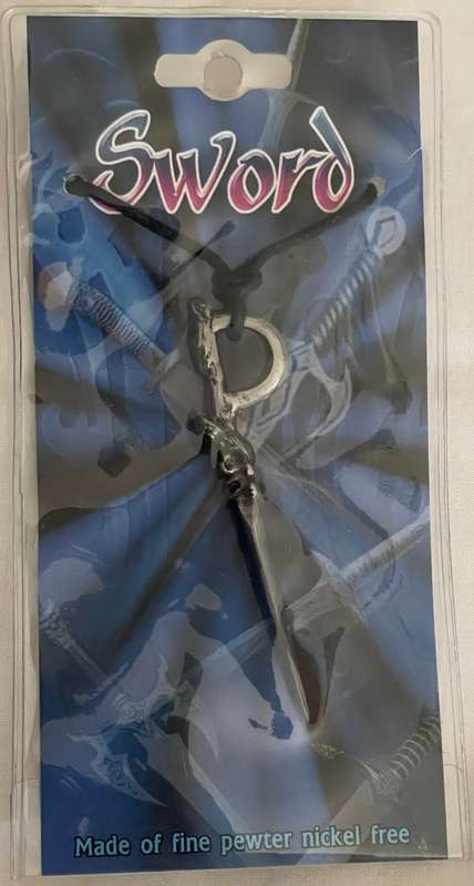 Pirate Sword Pewter Pendant