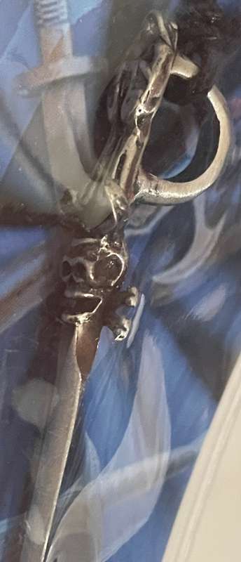 Pirate Sword Pewter Pendant