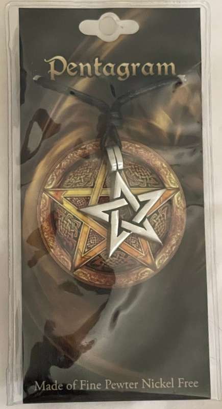 Pentagram Pewter Pendant