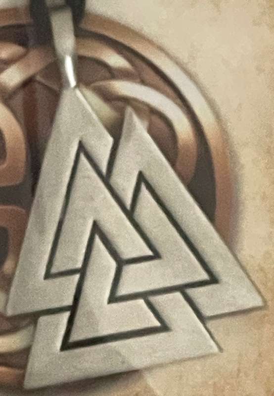 Valknut Pewter Pendant - Norse