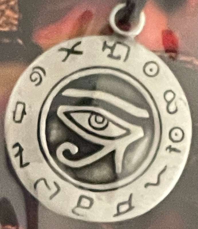 Eye of Ra Pewter Pendant