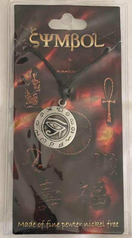 Eye of Ra Pewter Pendant