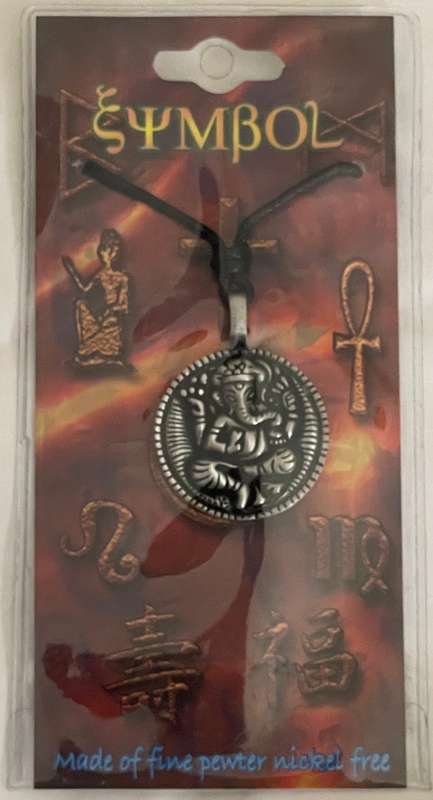 Ganesha Pewter Pendant
