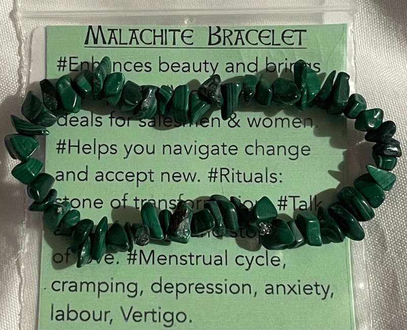 Malachite Elastic Bracelet