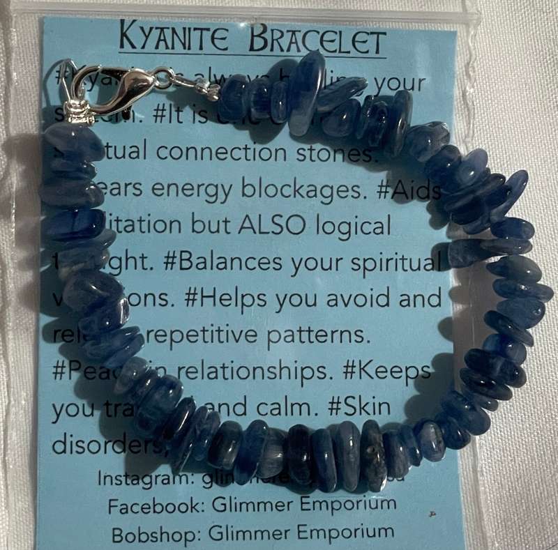 Kyanite Clasped Bracelet - Top Quality Stones