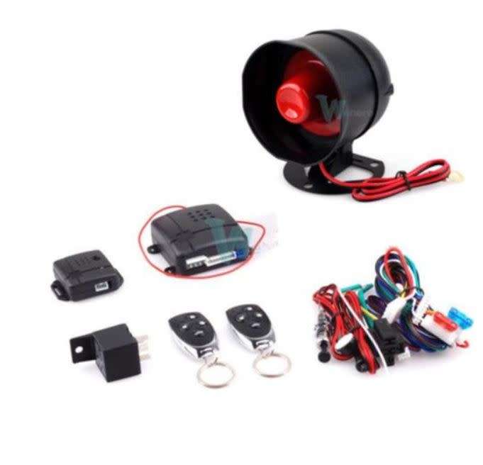Car Alarm Vehicle System Protection Security System Entry Siren 2 Remote Control Car Alarm Vehicle S